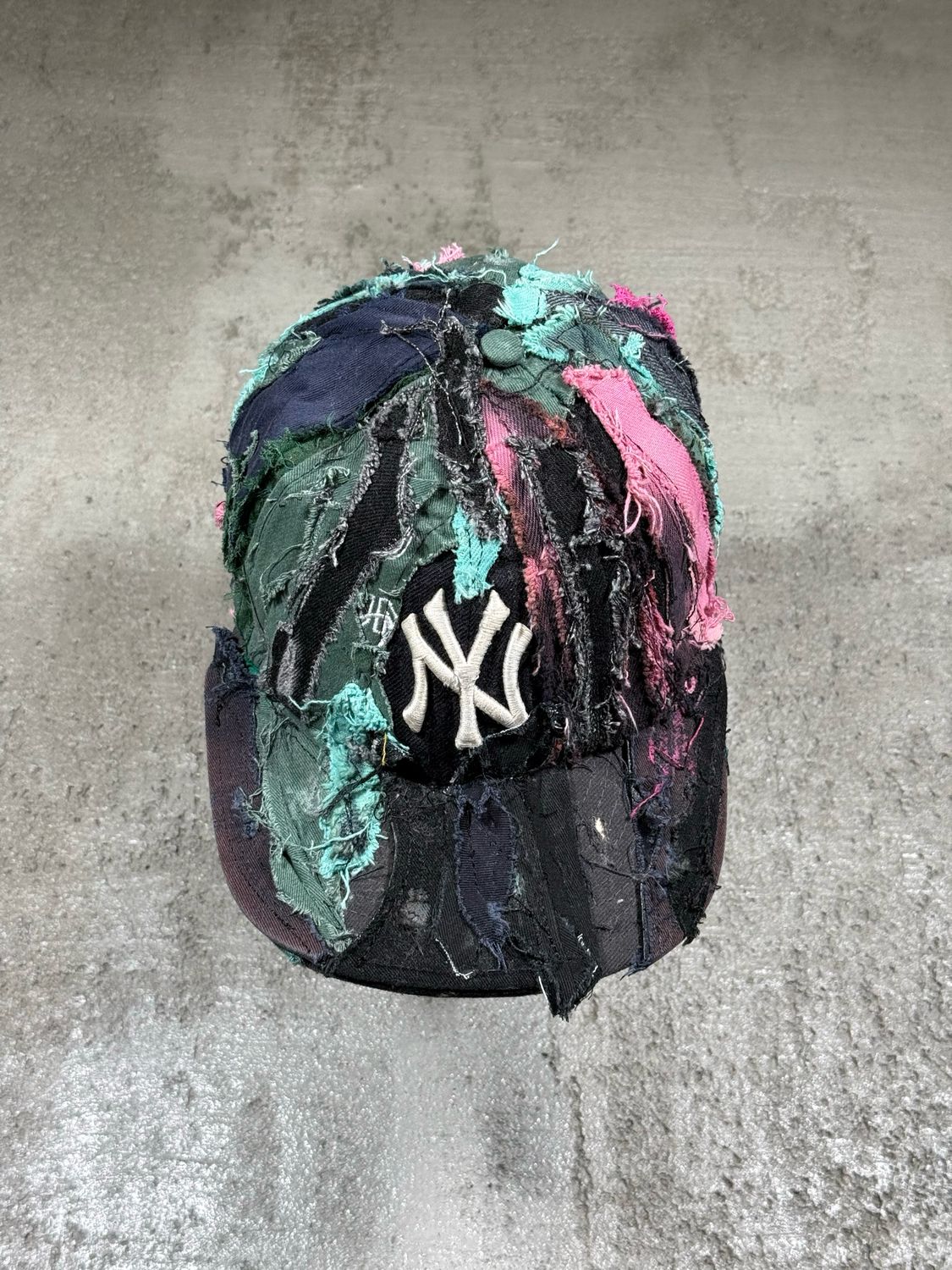 Czapka NRV Slash Wh/NY Custom Panels Tur/Pin/Bla