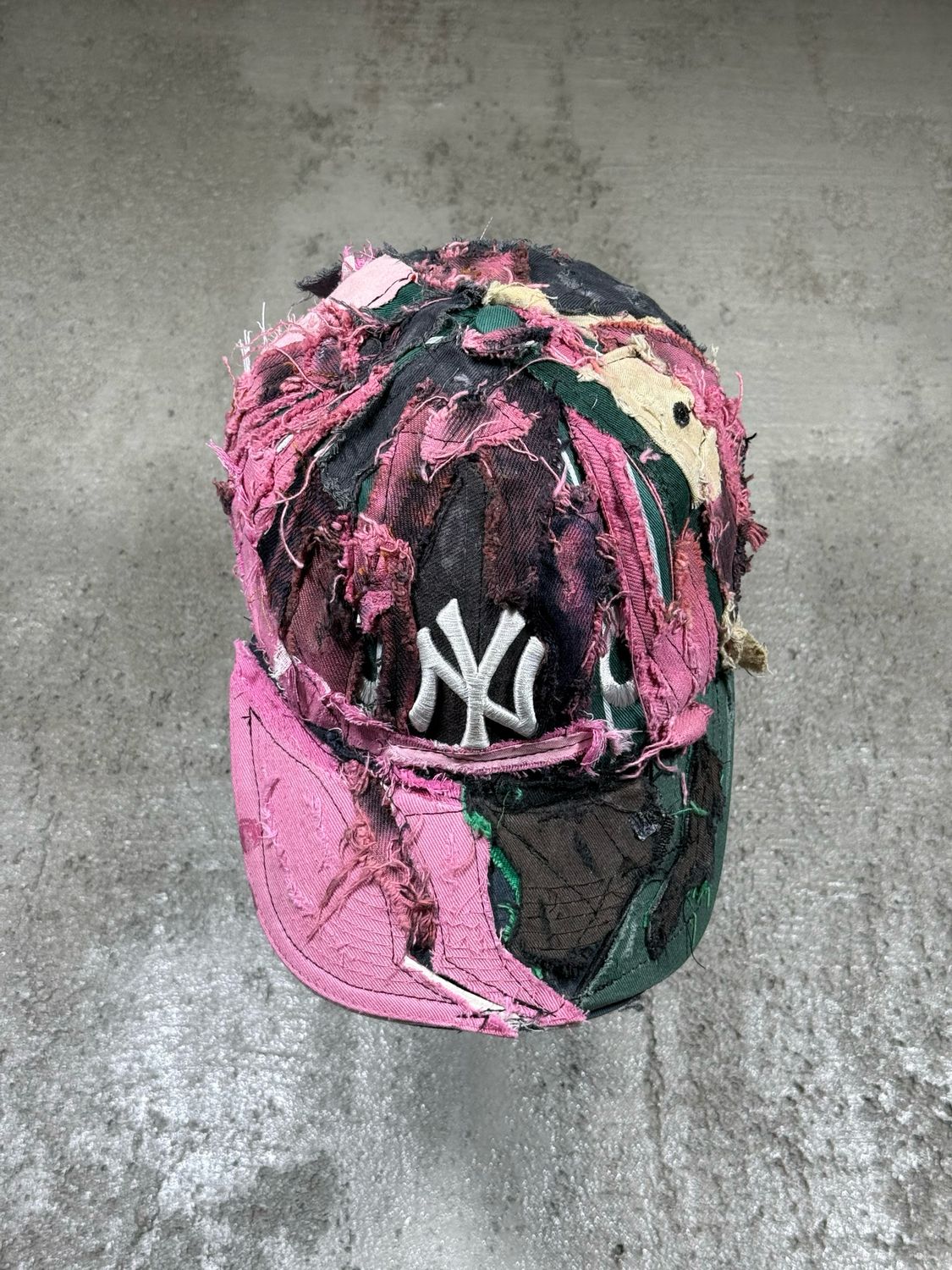 Czapka NRV Slash Wh/NY Custom Panels Pin/Gre