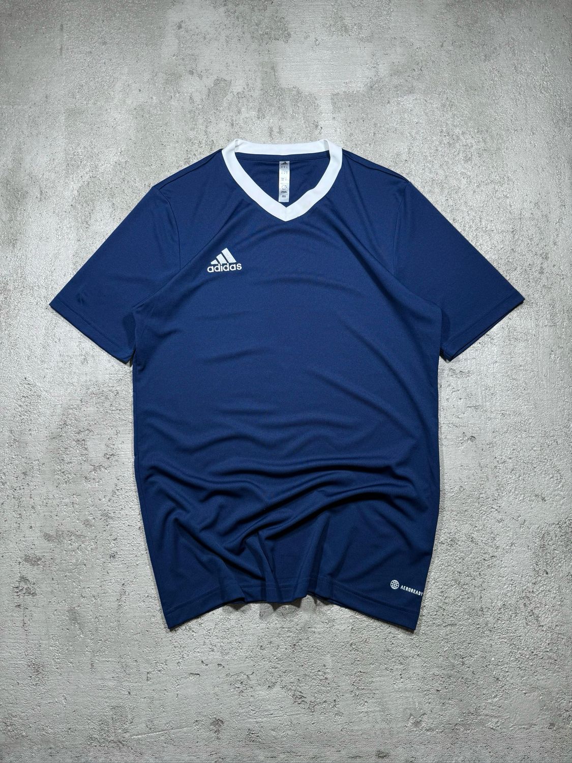 T-Shirt Adidas Wh/Logo Navy S