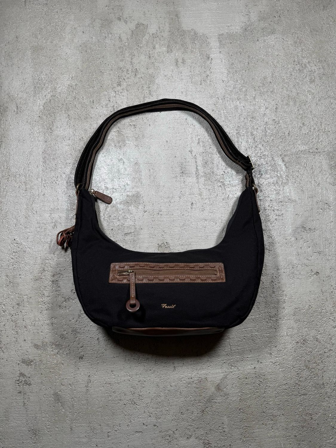 Torba Fossil Leather Black