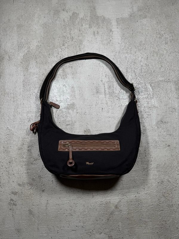 Torba Fossil Leather Black