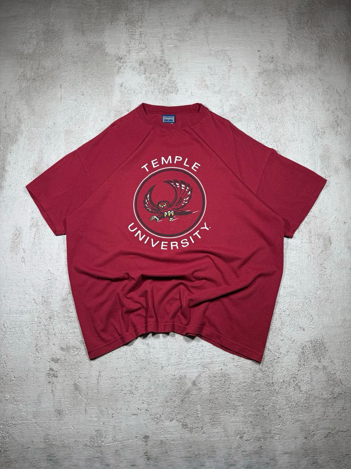 T-Shirt Champs Temple University Bordo XL