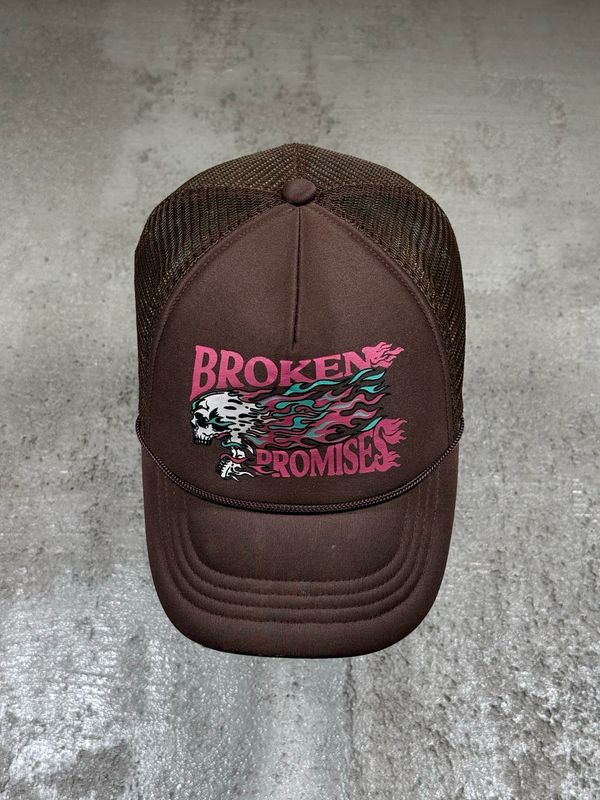 Czapka Broken Promises Skull Brown