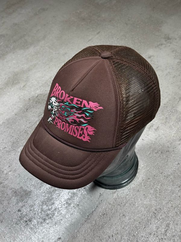 Czapka Broken Promises Skull Brown