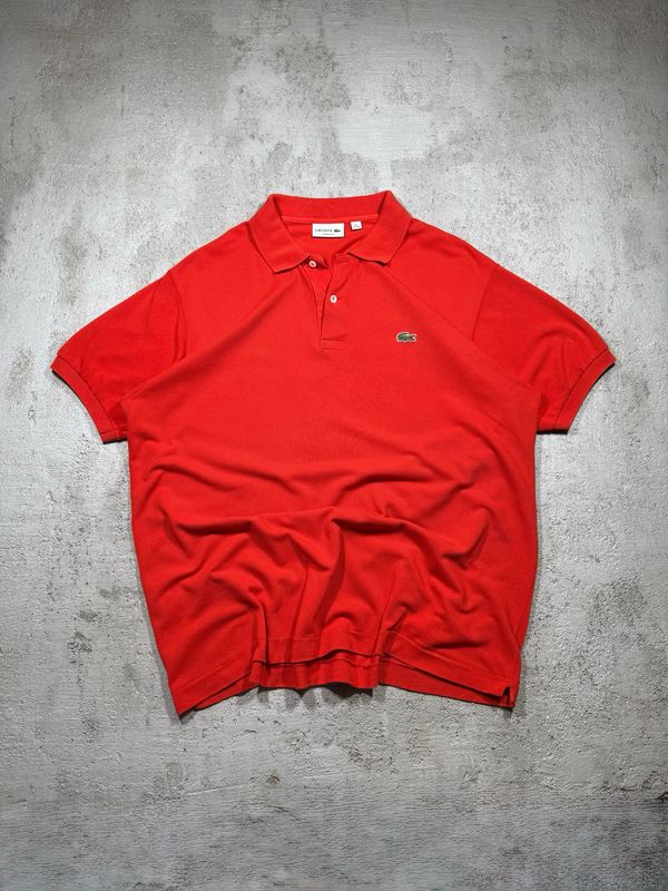 Polo Lacoste Gre/Croc Classic Red L