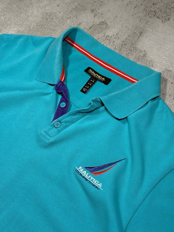 Polo Nautica Sewn Logo Turquoise M