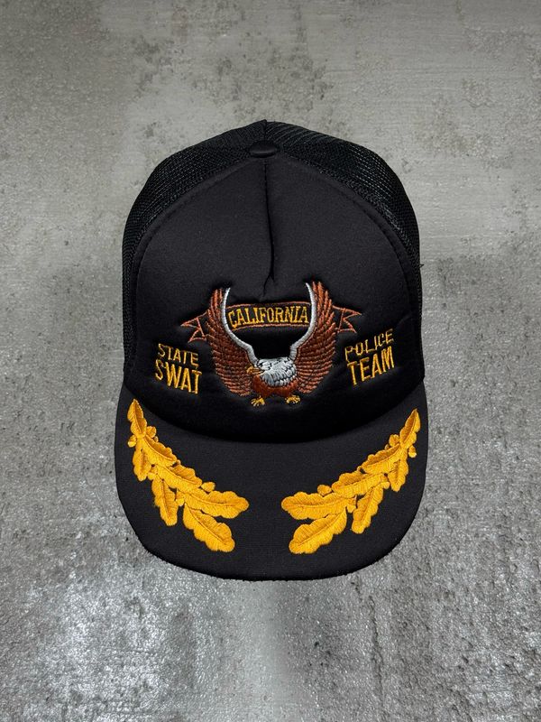 Czapka State SWAT California Police Team Black