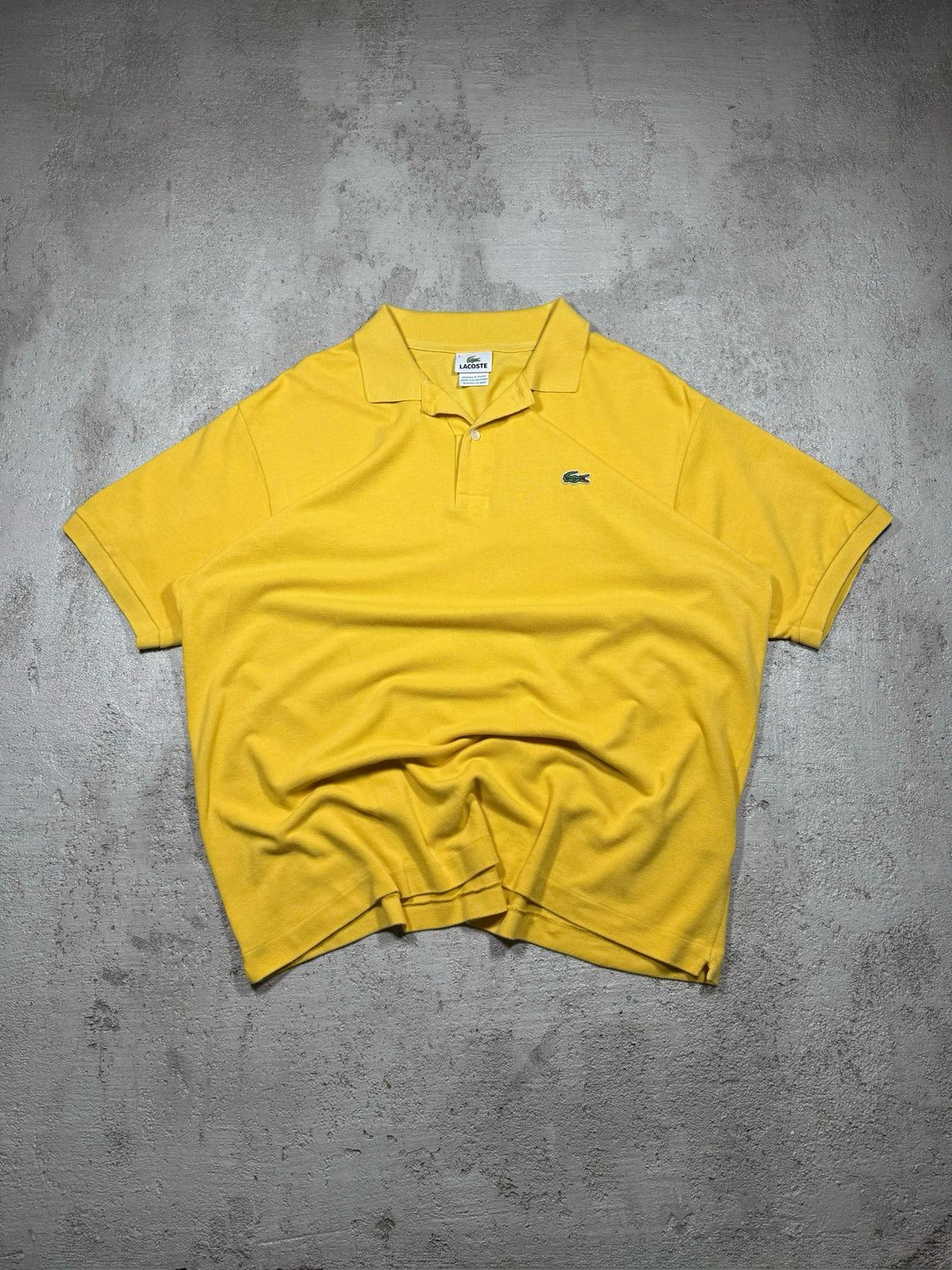 Polo Lacoste Gre/Croc Yellow L