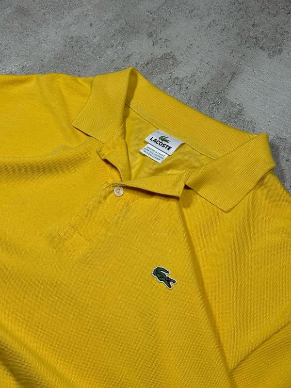 Polo Lacoste Gre/Croc Yellow L