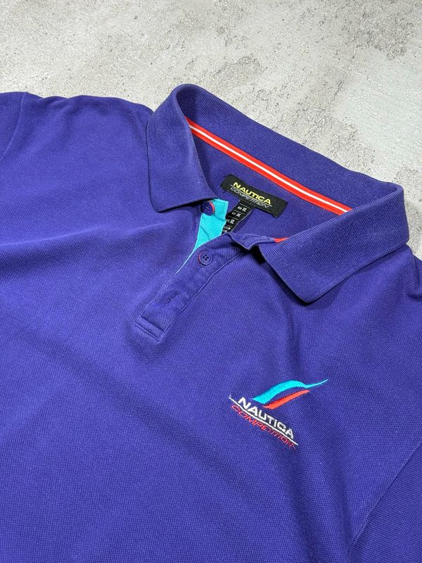 Polo Nautica Sewn Logo Violet M