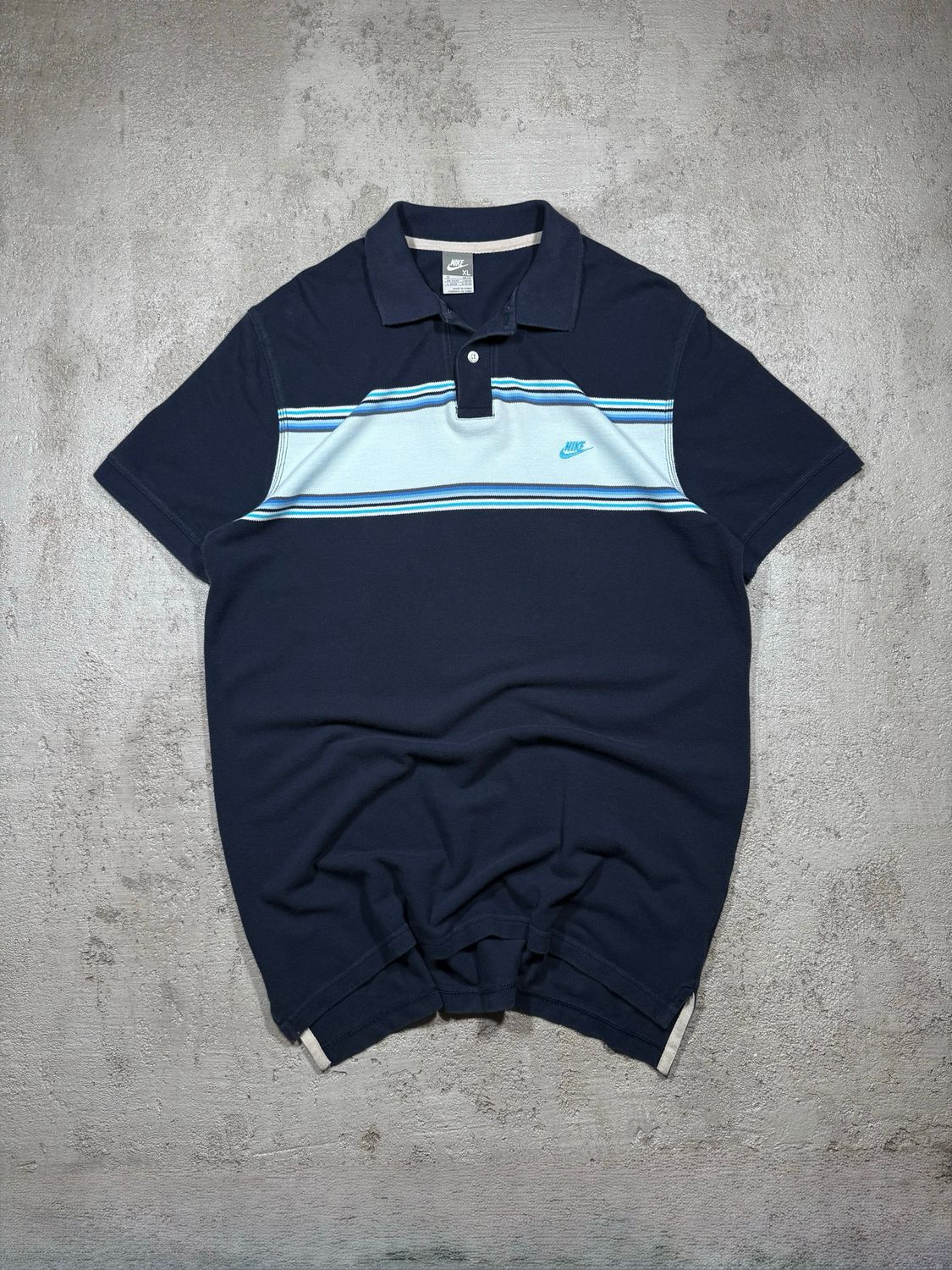 Polo Nike Stripes Navy M