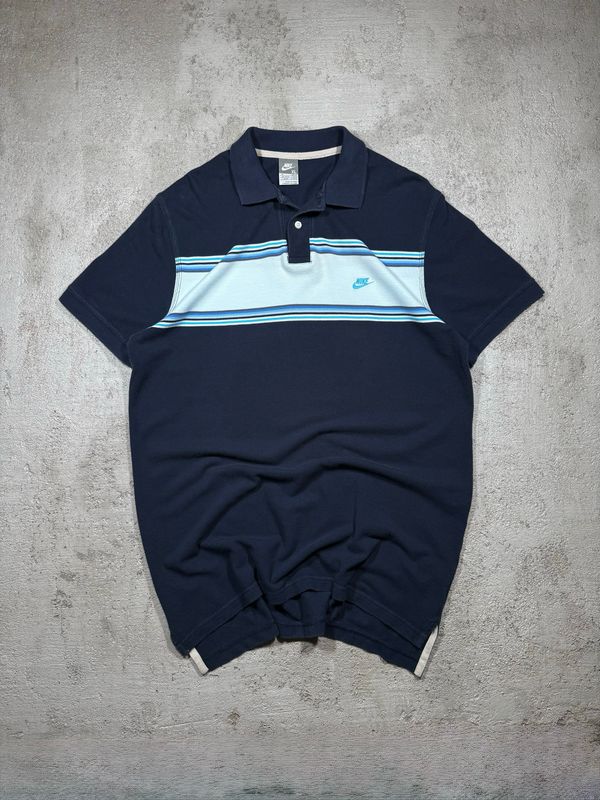 Polo Nike Stripes Navy M