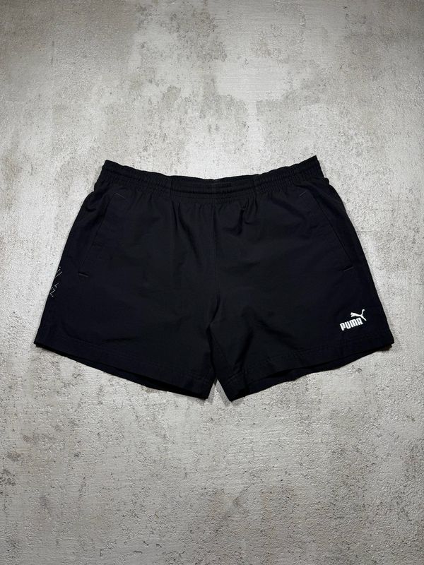 Kąpielówki Puma Wh/Logo Dots Spellout Black M