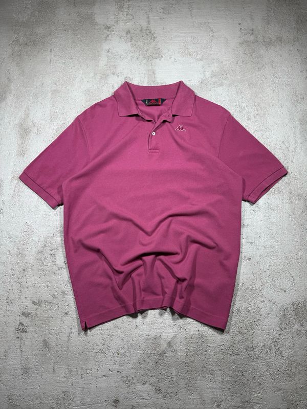 Polo Kappa Bor/Logo Pink M