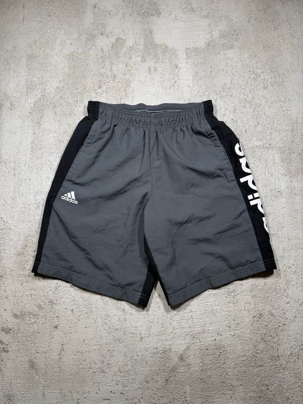 Kąpielówki Adidas Wh/Logo Bla/Back Dark-Gray S