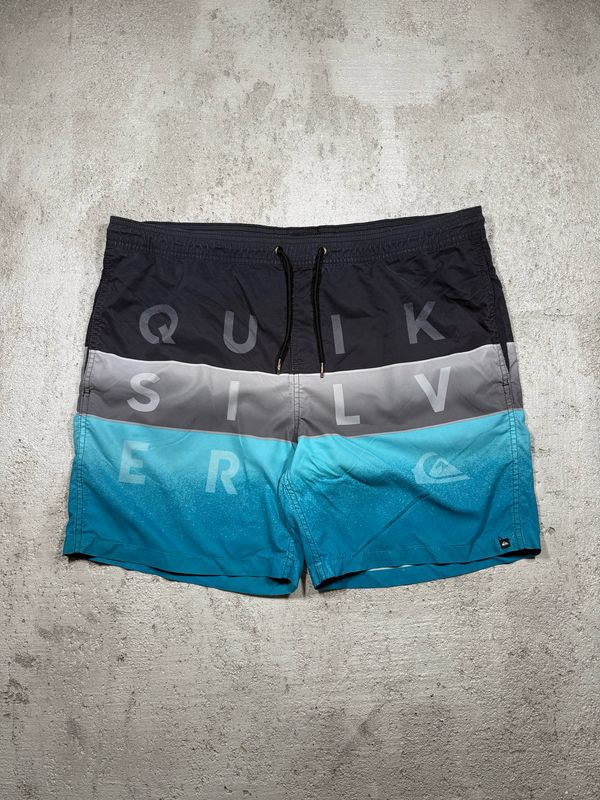 Kąpielówki Quiksilver Spellout Blue/Gray/Black