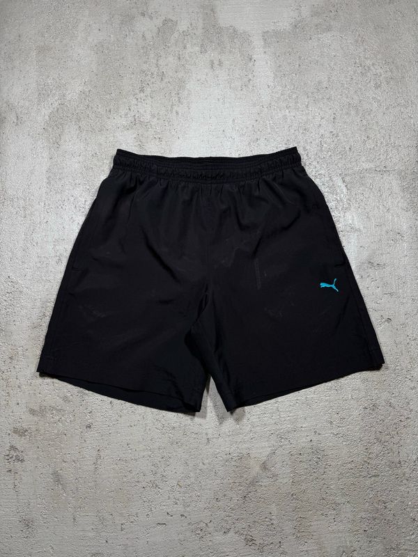 Kąpielówki Puma Blu/Logo Black S