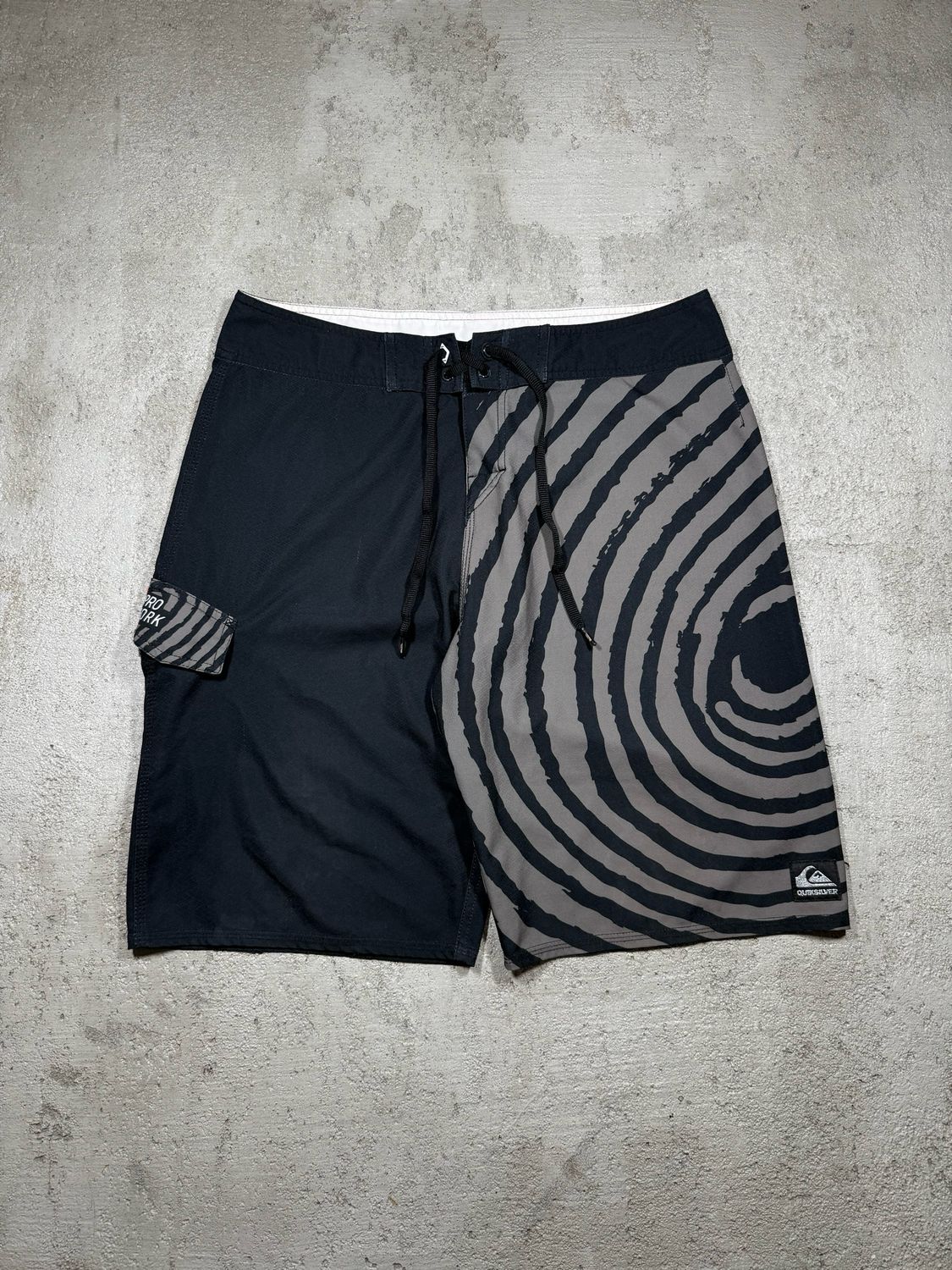 Kąpielówki Quiksilver Gra/Fingerprint Black