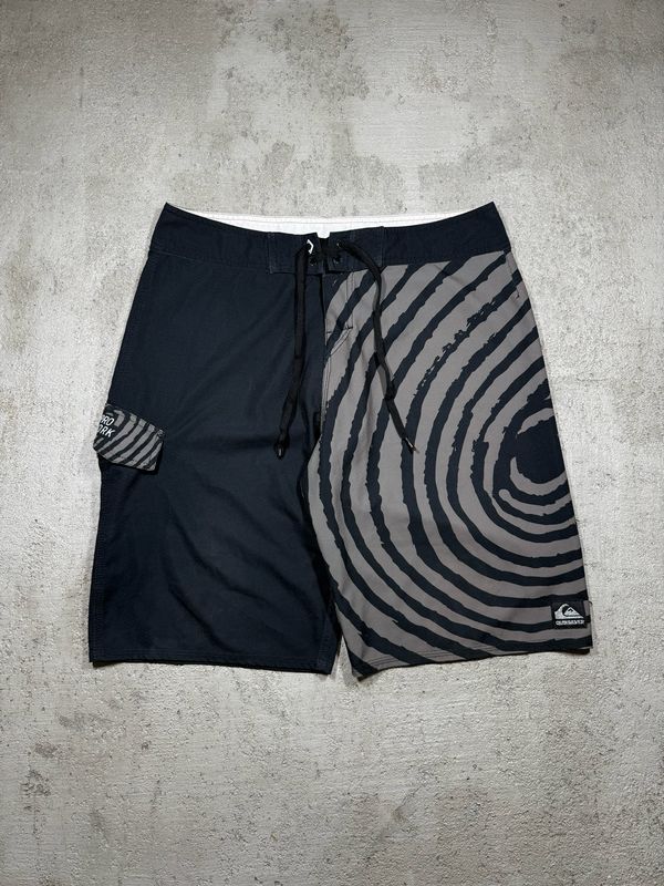 Kąpielówki Quiksilver Gra/Fingerprint Black