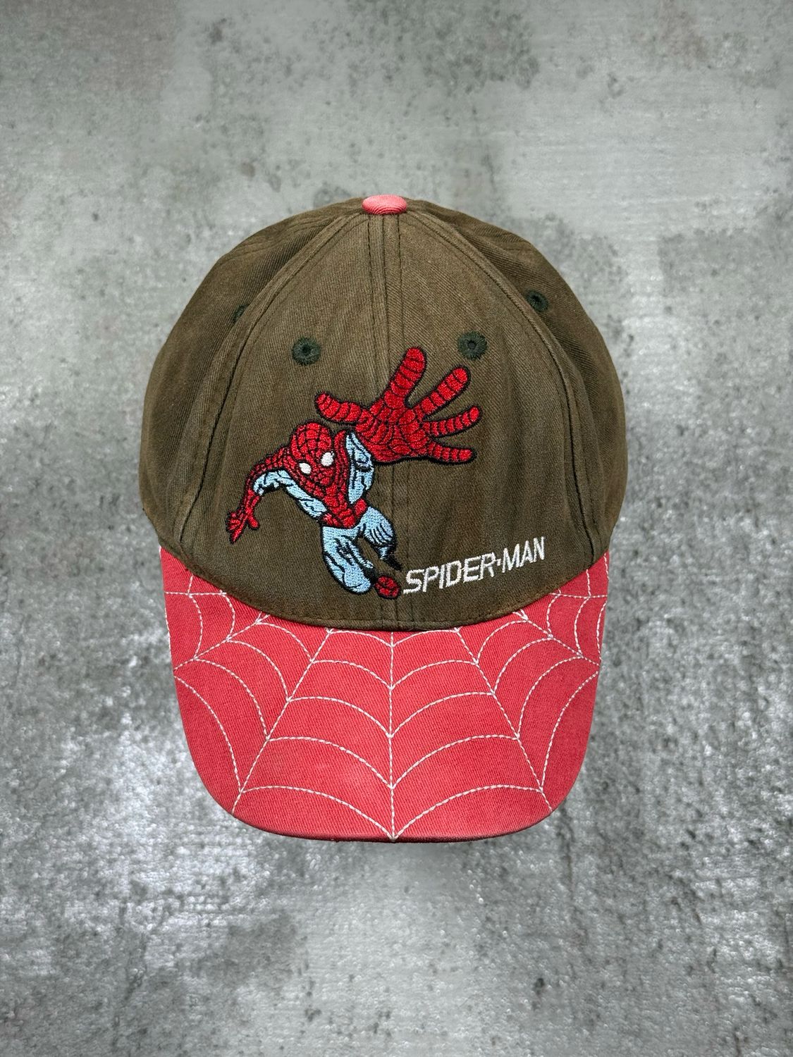 [S] Czapka Spider-Man Khaki (na mniejszą główkę)