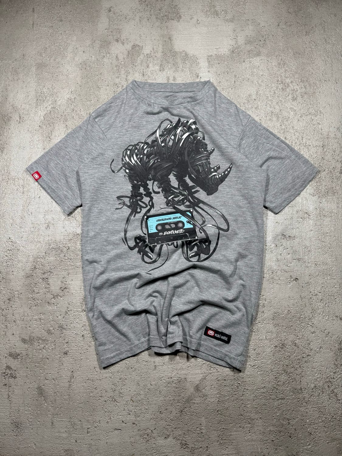 T-Shirt Ecko Unltd Rhino Tape Gray S