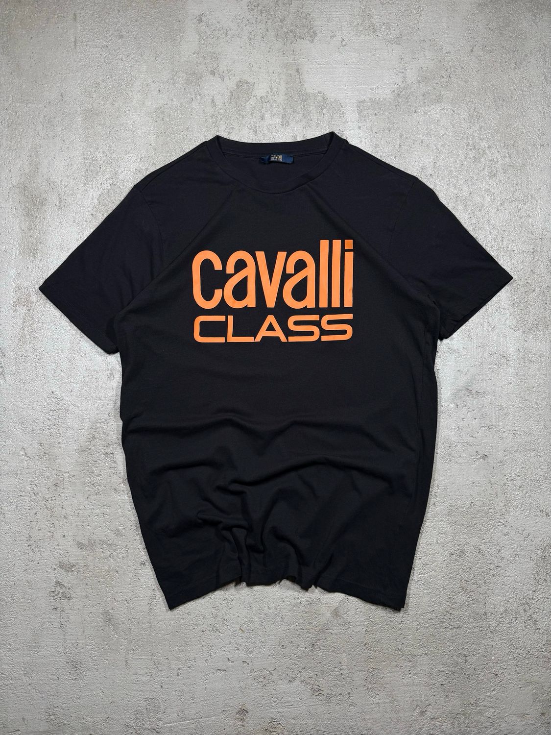 T-Shirt Cavalli Class Ora/Logo Black S