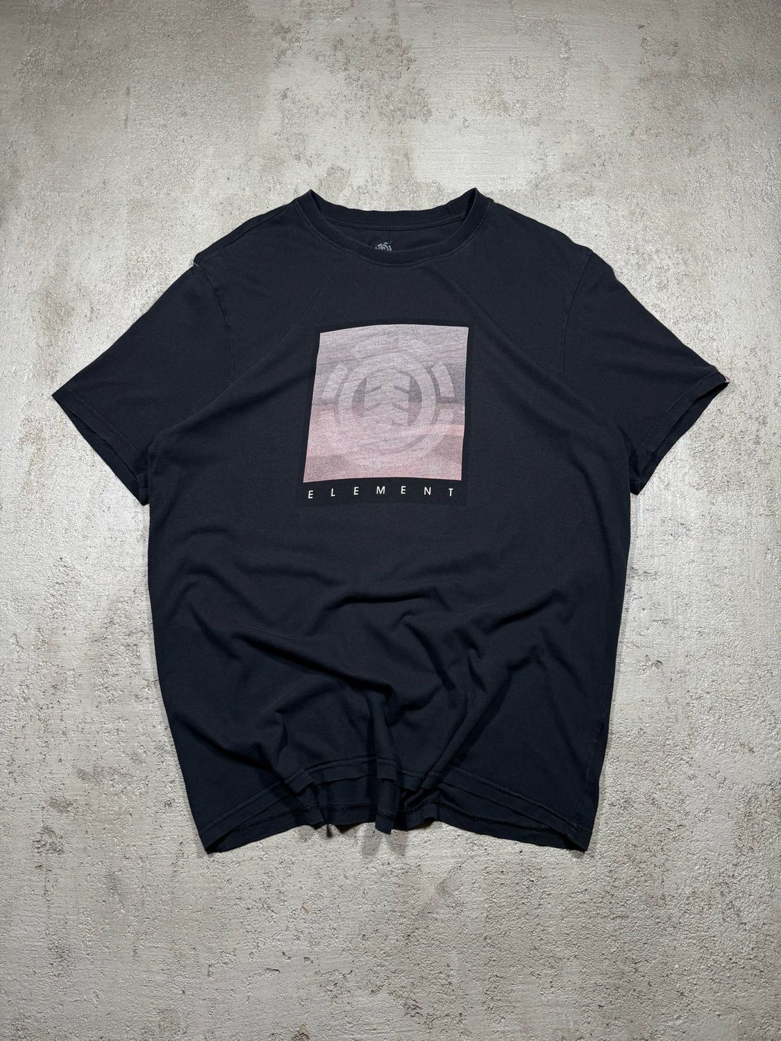 T-Shirt Element Square Logo Black M
