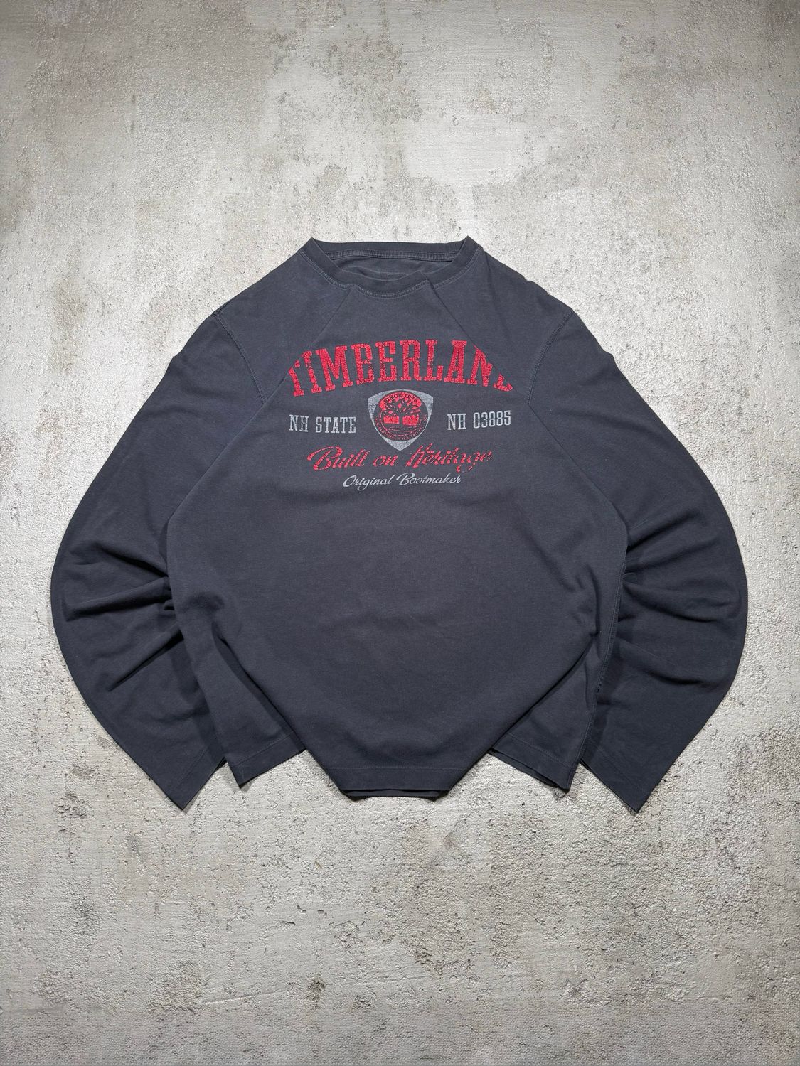 Longsleeve Timberland Built on Heritage Dark-Gray M