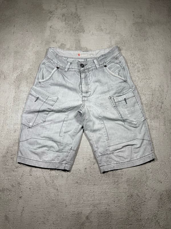 Szorty River Island Pockets Light-Gray 30