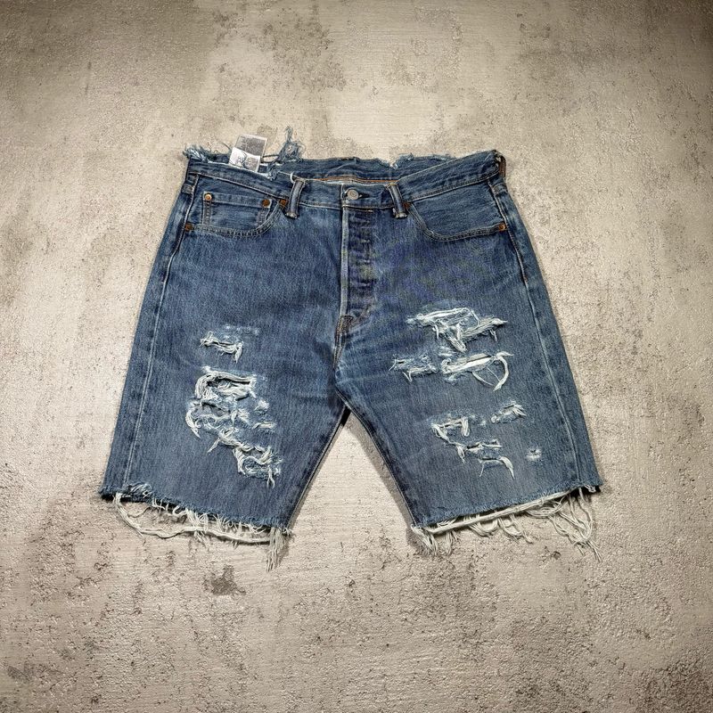 Szorty Levi's Distressed Denim Blue 34/32