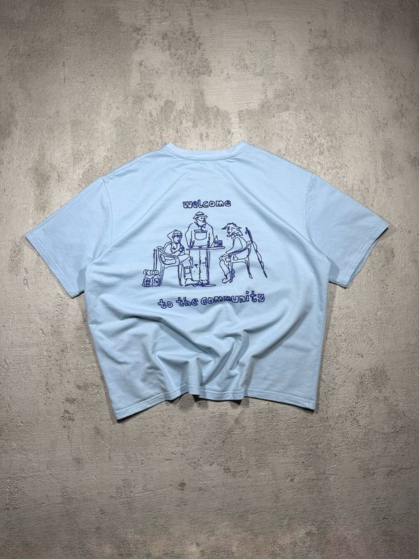 [S] T-Shirt Shaggz Frank Fishing Light-Blue L
