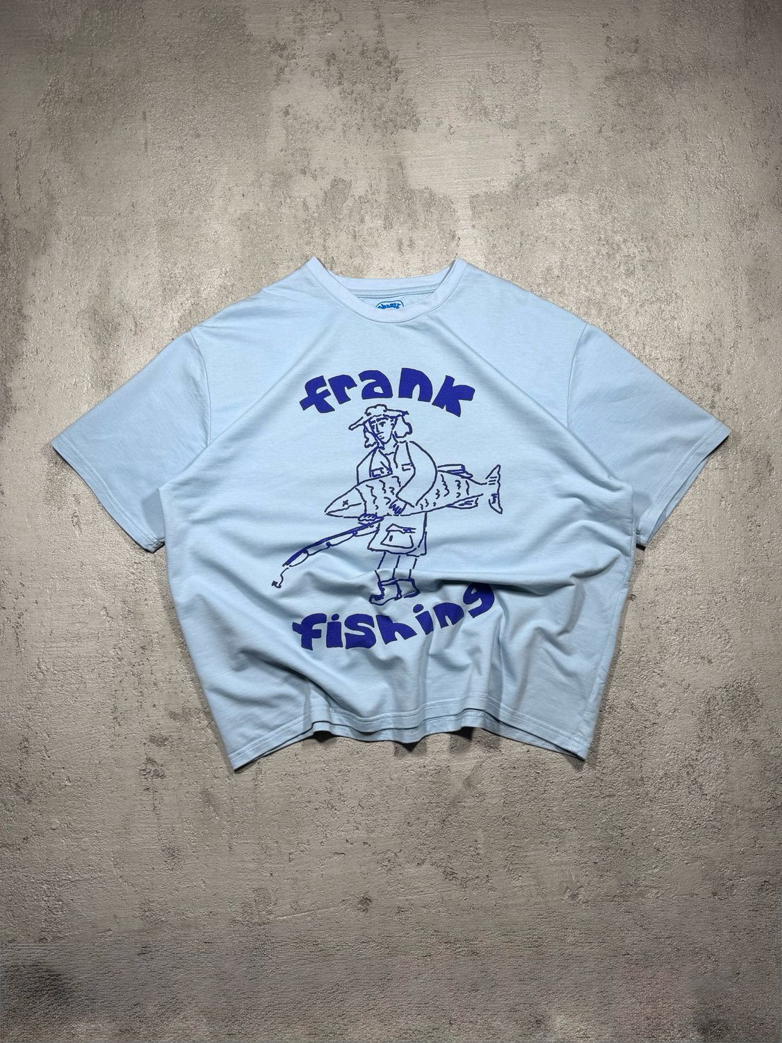 [S] T-Shirt Shaggz Frank Fishing Light-Blue L