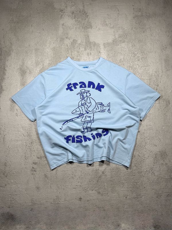 [S] T-Shirt Shaggz Frank Fishing Light-Blue L