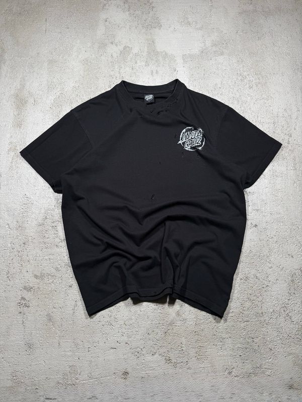 T-Shirt Santa Cruz Splatter Logo Black M