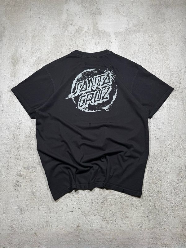 T-Shirt Santa Cruz Splatter Logo Black M
