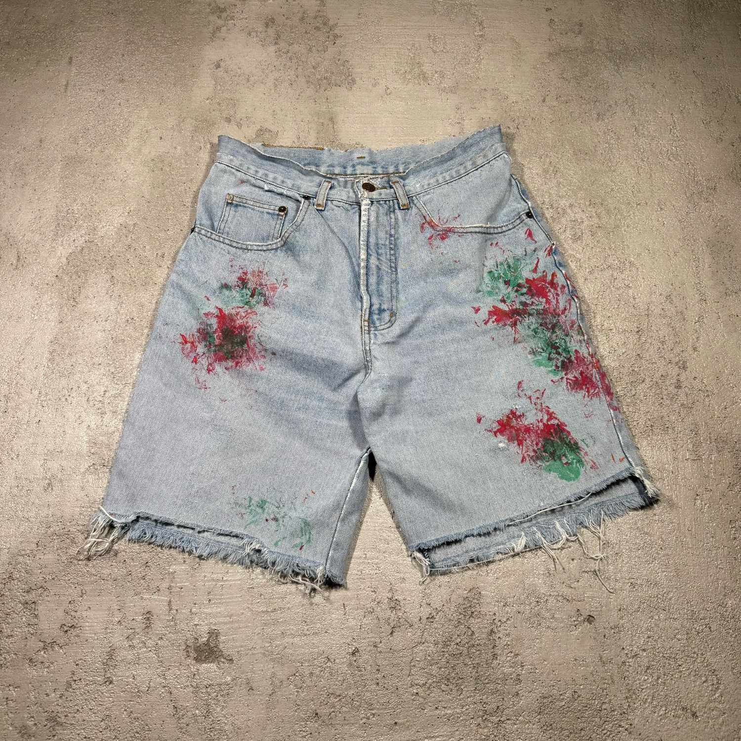 Szorty Adams Splatters Custom Light-Blue