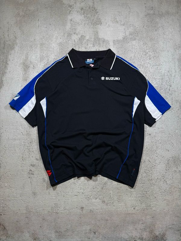 Polo Suzuki Wh/Logo Black M