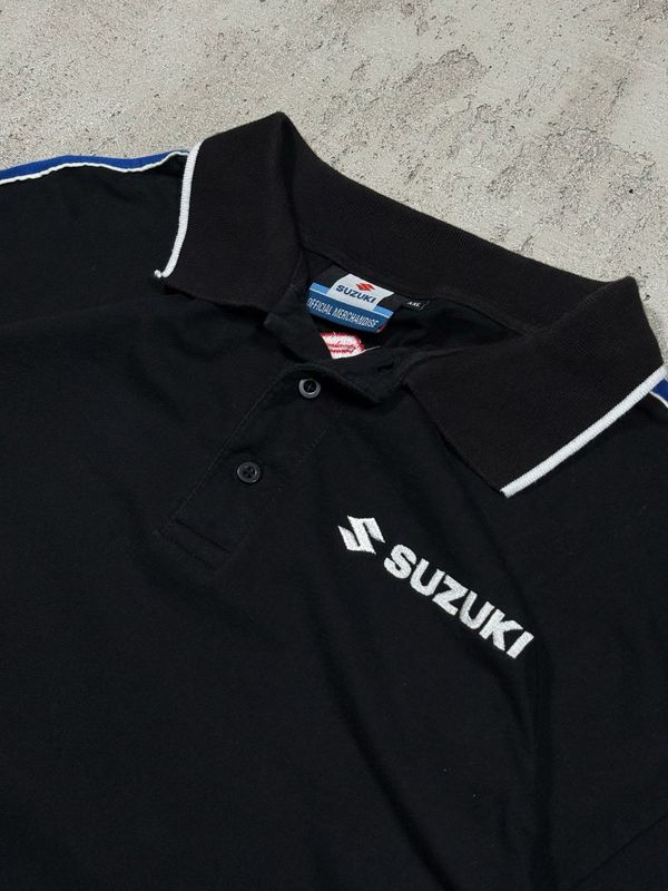 Polo Suzuki Wh/Logo Black M