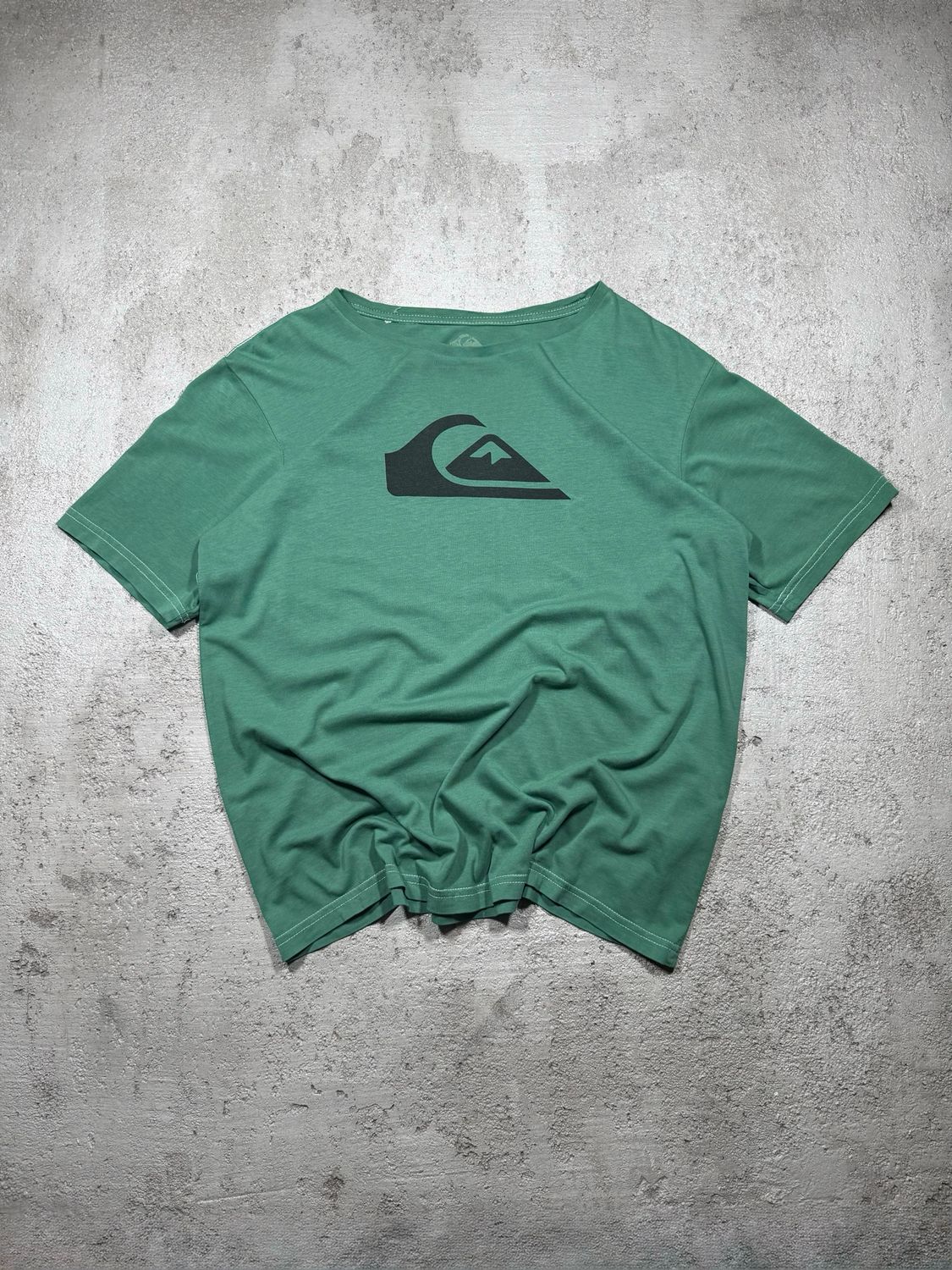 T-Shirt Quiksilver Bla/Logo Green M