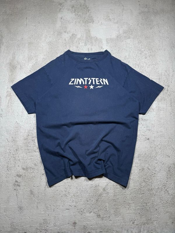 T-Shirt Zimtstern Wh/Spellout Navy M