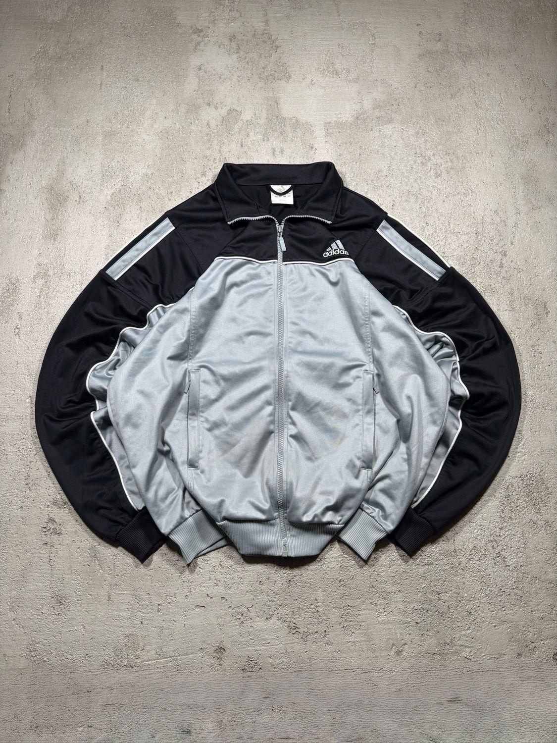 Zipper Adidas 00s Grey Tracksuit L
