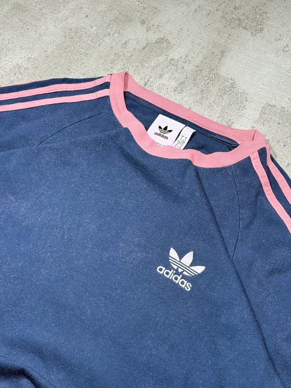 T-Shirt Adidas Originals Wh/Logo Pin/Stripes Navy M