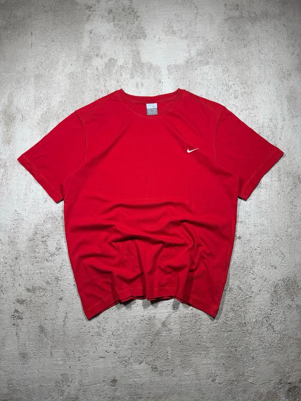 T-Shirt Nike Wh/Swoosh Red M