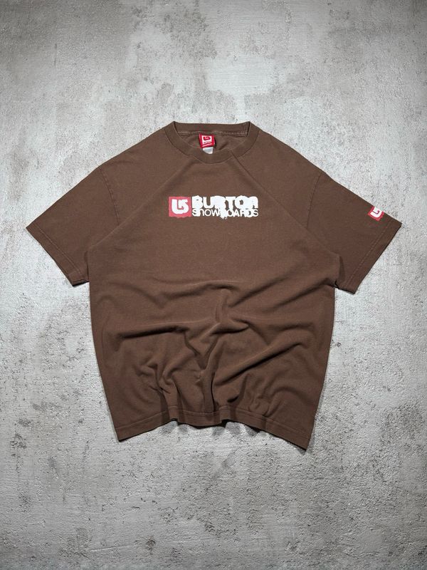 T-Shirt Burton Snowboards Wh/Logo Brown M