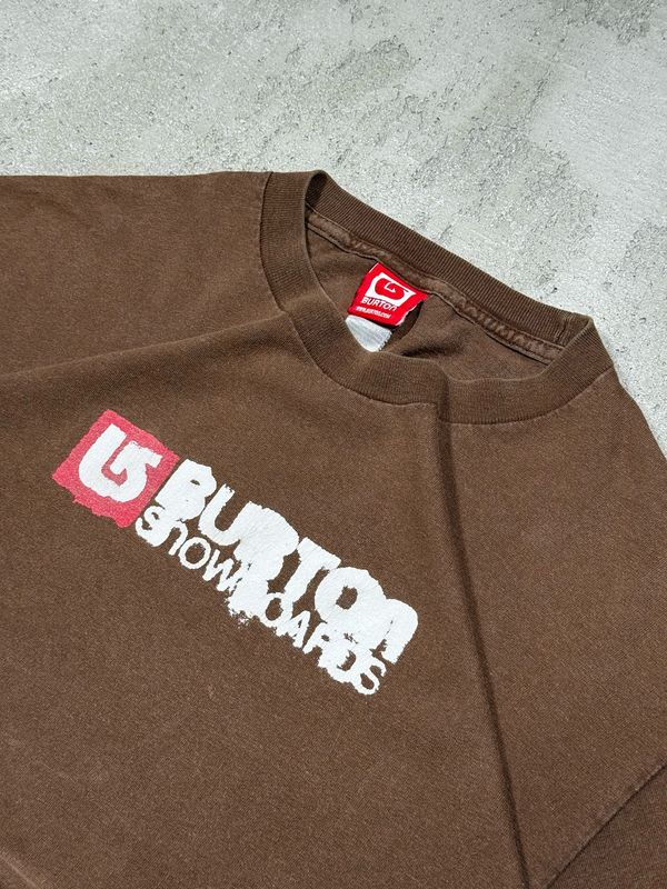 T-Shirt Burton Snowboards Wh/Logo Brown M