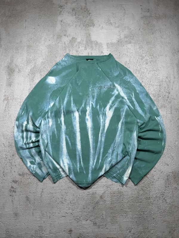 Longsleeve Stussy Until You Are Crowned Green Dye M