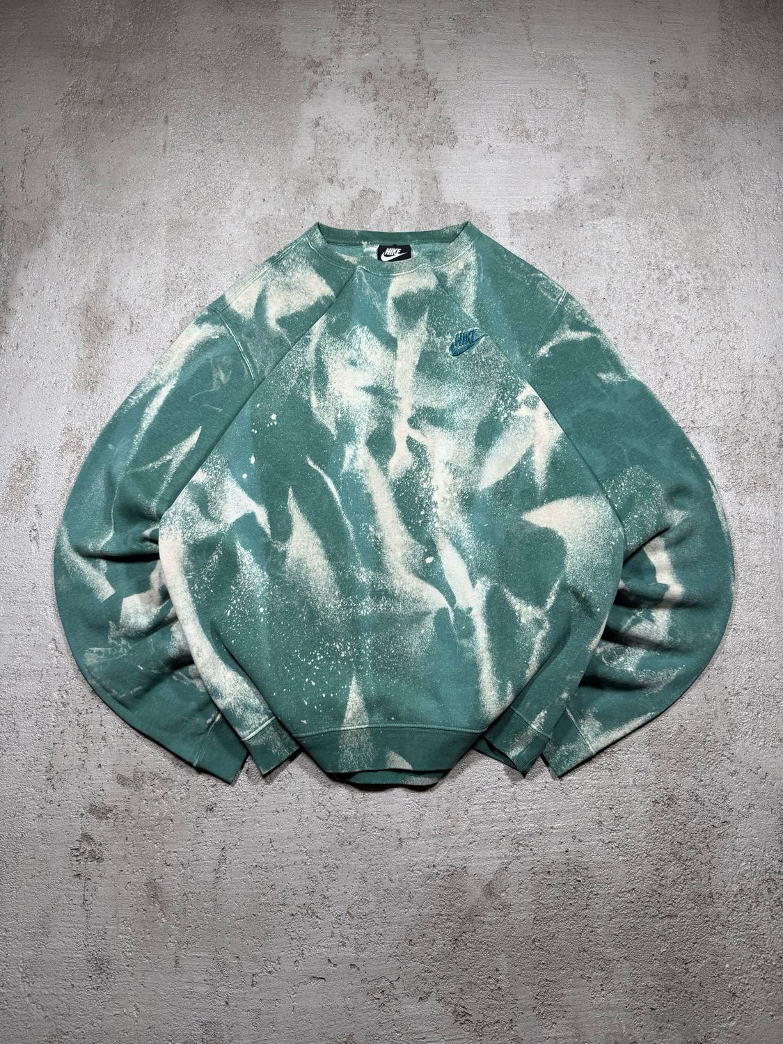 Crewneck Nike Dye MintGreen-Cream M