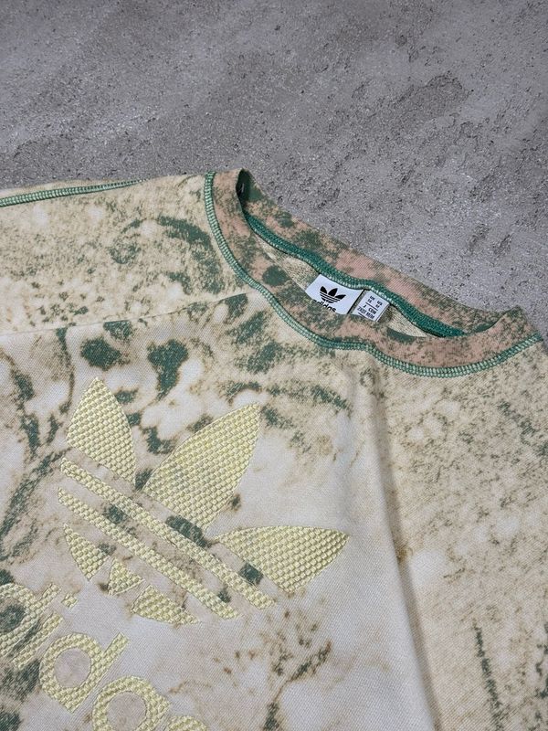 Crewneck Adidas CropTop Flowers Dye XL
