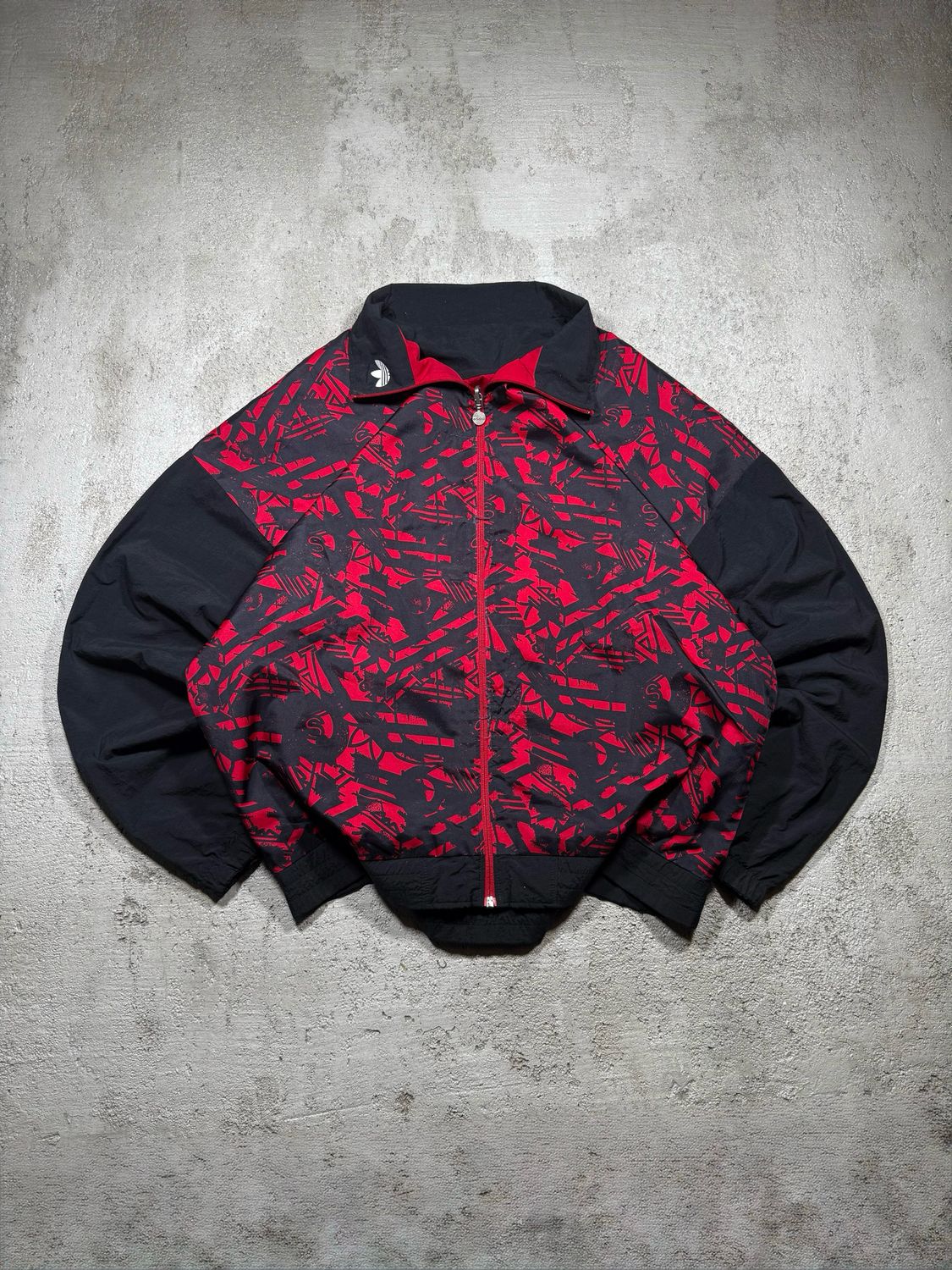 Zipper Adidas 2 Sided Red-Black XL