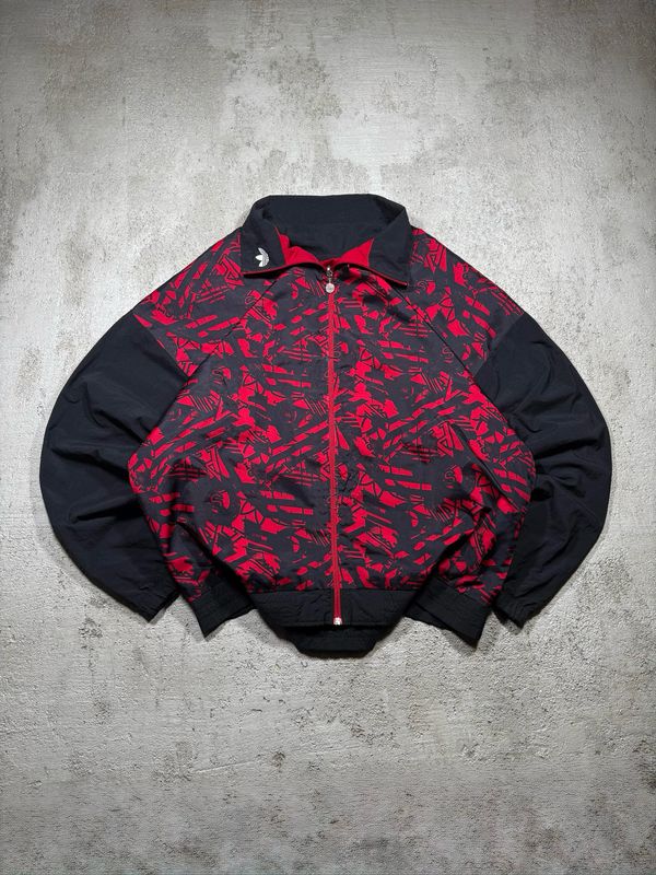 Zipper Adidas 2 Sided Red-Black XL